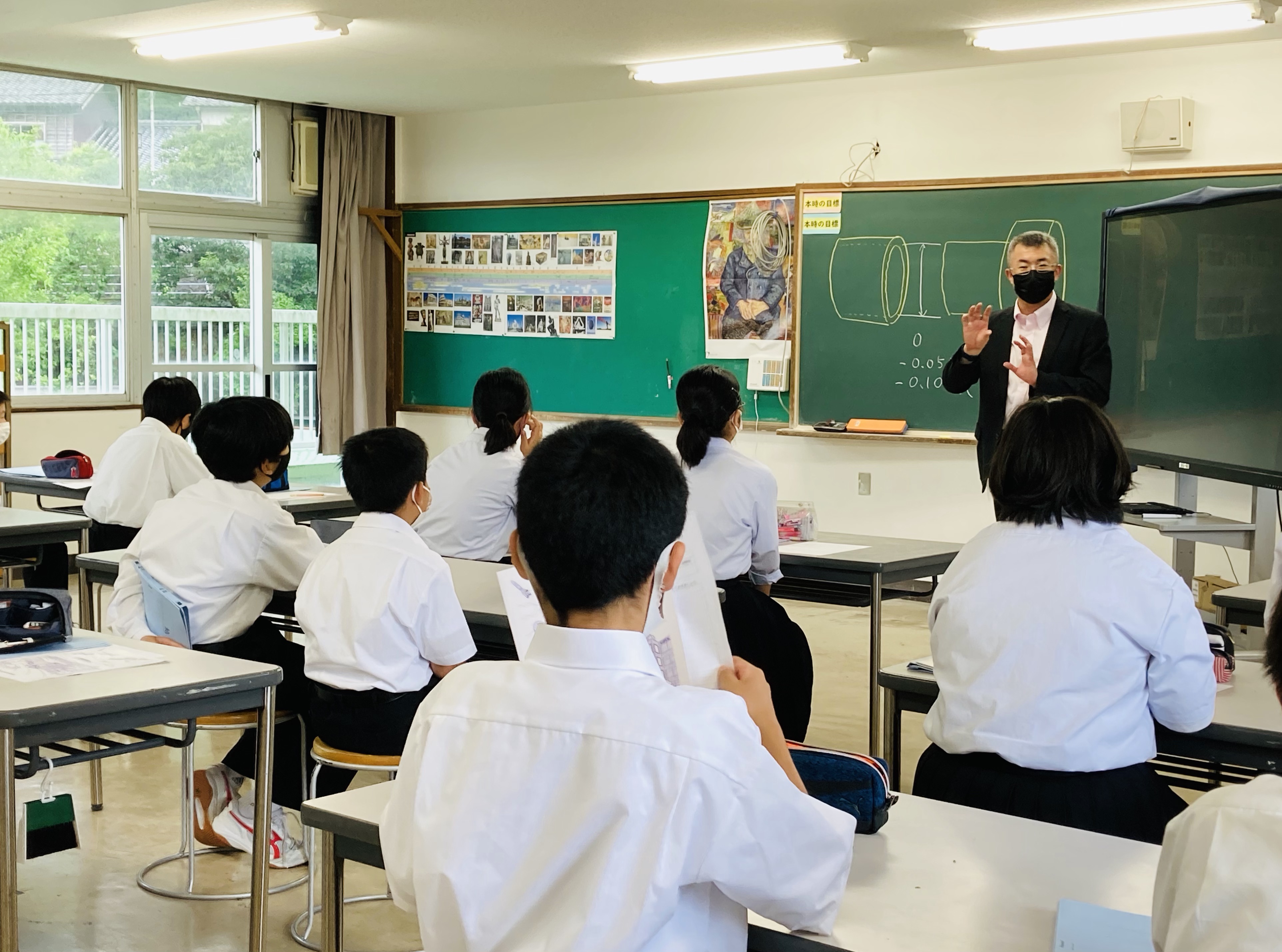 【REPORT】丹後中学校で出前授業をいたしました！